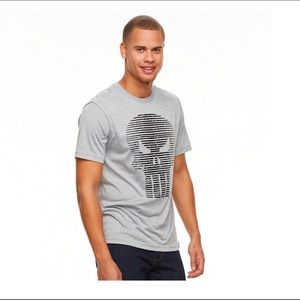 NEW MARVEL Hero Elite Series Punisher Tee Gray Small Men’s